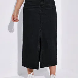 BAESD A-Line Midi Skirt-image-54