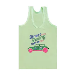 Mega style Infants Pack Of 6 Assorted Printed Basic Vest - MS-3100-P6_14-0-3M image 5