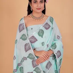 NEGRONI Woven Design Zari Saree-47