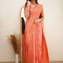 bigben textile Woven Design Zari Silk Blend Banarasi Saree-image-46
