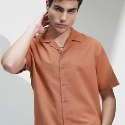 HIGHLANDER Men Spread Collar Comfort Casual Shirt-image-21
