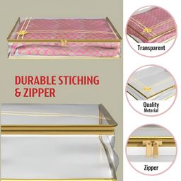 Ajabh Beige & Transparent 4 Pieces Regular Multi-Utility Organisers image 3