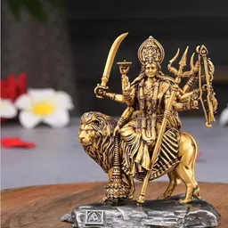 Artarium LLP GoldToned and Black Religious Idol Showpiece-image-37