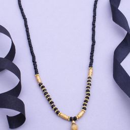 Ramdev Art Fashion Jwellery 22K Gold Plated Artificial Stones and Beads Mangalsutra image 1