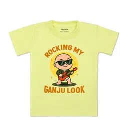 arvesa Rocking My Ganju Look Printed Kids Tshirt-picture-7