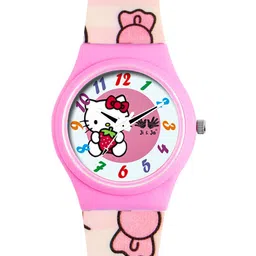 JI & JA Girls Printed Dial & Straps Analogue Watch JJ209-49