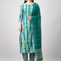 JULEE Women Printed Embroidery Kurta Pant and Dupatta Kurta Sets-picture-28