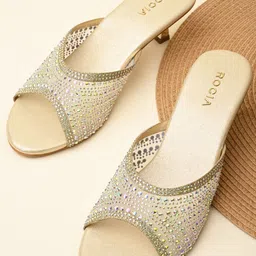Rocia Ethnic Stiletto Mules-26