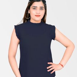 DELIS Round Neck Georgette Top-picture-17