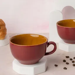 BODHI HOUSE Set Of 2 Cerami Soup Mugs 350ml-31