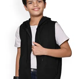 BAESD Boys Fleece Lightweight Open Front Jacket-14