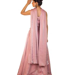 THE BEHRUZ THEORY Embellished Sequinned Ready to Wear Lehenga & Blouse With Dupatta image 3