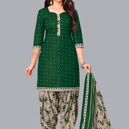shree jeenmata collection Floral Printed Pure Cotton Unstitched Dress Material-image-63