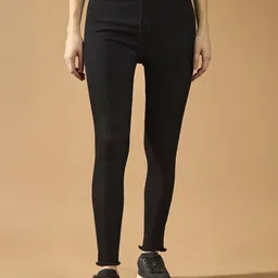 DOLCE CRUDO Women Skinny Fit High-Rise Stretchable Jeans-image-50