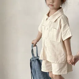 LULU & SKY Unisex Kids Shirt with Shorts-image-40