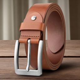 Men Formal Tan Genuine Leather Belt-image-19