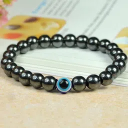 Divine souvenirs Unisex Artificial Beaded Elasticated Bracelet-58