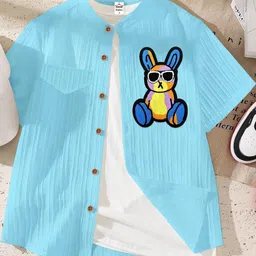 ALANTA Boys Regular Fit Classic Shirt-52