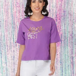 BASE 41 Women Raw Edge T-shirt-image-13