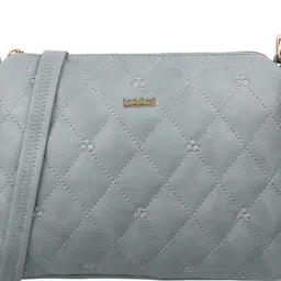 Mochi Embellished Bucket Sling Bag with Quilted-1