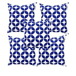 Pinkparot cotton12x12 inch cushion cover set of 5 pcs-image-83