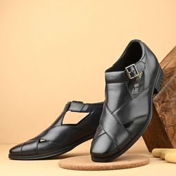 Valentino Men Leather Shoe-Style Sandals-image-105