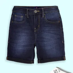 KiddoPanti Boys Regular Fit Denim Shorts-image-58
