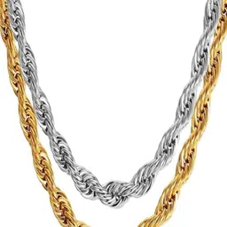 Anvika Unisex Gold Necklace and Chains-31