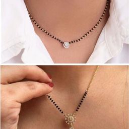 Anouk Pack of 2 Gold-Plated Brass Mangalsutra-48