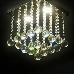 prop it up Crystal Square Shape Small Size led Chandelier for Celling Chandelier Ceiling Lamp image 2