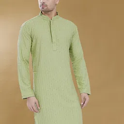 DIVISIVE Men Embroidered Kurta-picture-25