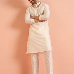 KISAH Men Regular Kurta with Trousers-17