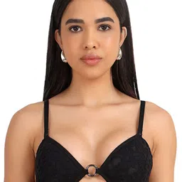 SELFCARE Abstract Bra Half Coverage Lightly Padded-9
