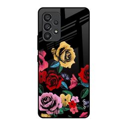 QRIOH Floral Printed Samsung Galaxy A53 5G Back Case Mobile Accessories-image-74