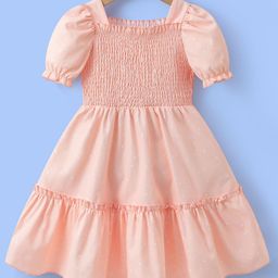 Mark & Mia Girls Printed Smocked Fit and Flare Midi Dress-image-88