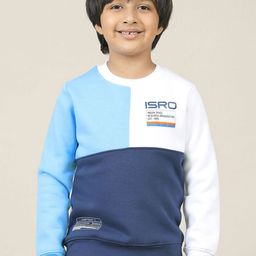 Kids Ville Boys Isro Printed Regular Fit Sweatshirt-picture-43