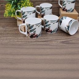 laghima jadon Multicoloured Printed Ceramic Matte Cups Set of Cups and Mugs-14