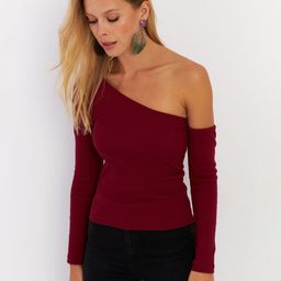 Cool & Sexy One Shoulder Top-image-77