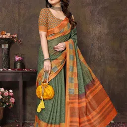 vj fashion Paisley Digital Printed Zari Saree-picture-20