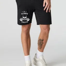 FABSTIEVE Men Typography Printed Regular Fit Low-Rise Cotton Regular Shorts-image-85
