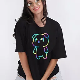Moda Rapido Women Drop-Shoulder Sleeves T-shirt-picture-11