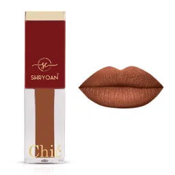 SHRYOAN Chic Velvet Water Proof Matte Liquid Lipstick - 3.5g - Chocolate Cosmos - 02-41