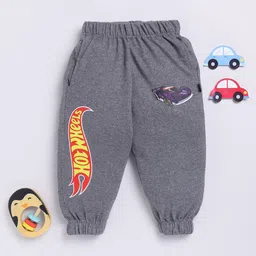 YK X Minute Mirth Boys Hot Wheels Printed Cotton Joggers-image-90