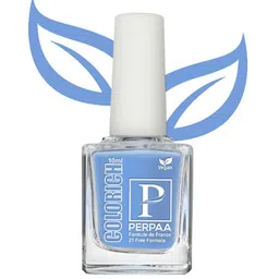 PERPAA Set of 2 Colorich Vegan Nail Polish 10ml Each - Peach 04 & Ice Blue 06 image 5
