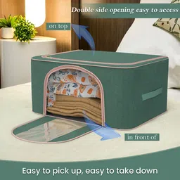 aura Kuber Industries Green Set of 1 Regular Drawer Organiser Organisers image 2