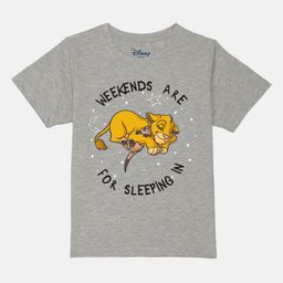 YK Disney Boys Lion King Printed Pure Cotton T-shirt-image-84