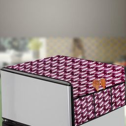 The Furnishing Tree Violet Plastic Refrigerator Cover-image-71
