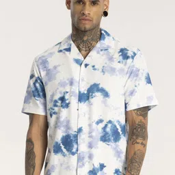 Snitch Men Boxy Opaque Printed Casual Shirt-picture-10
