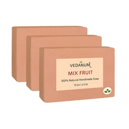 VEDANUM Set of 3 Mix Fruit Natural Handmade Soap - 75 g Each-56