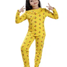BAESD Girls Round Neck Printed Cotton Top With Leggings-image-52